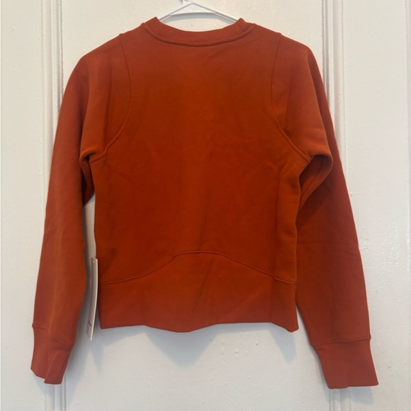 Lululemon Relaxed-Fit Fleece Pullover Size 2 Burnt Orange - Picture 2 of 4